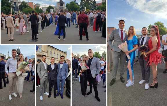 Maturanti Tehničke škole rastjerali kišne oblake iznad Bijeljine pa odigrali "Ludi letnji ples" FOTO/VIDEO
