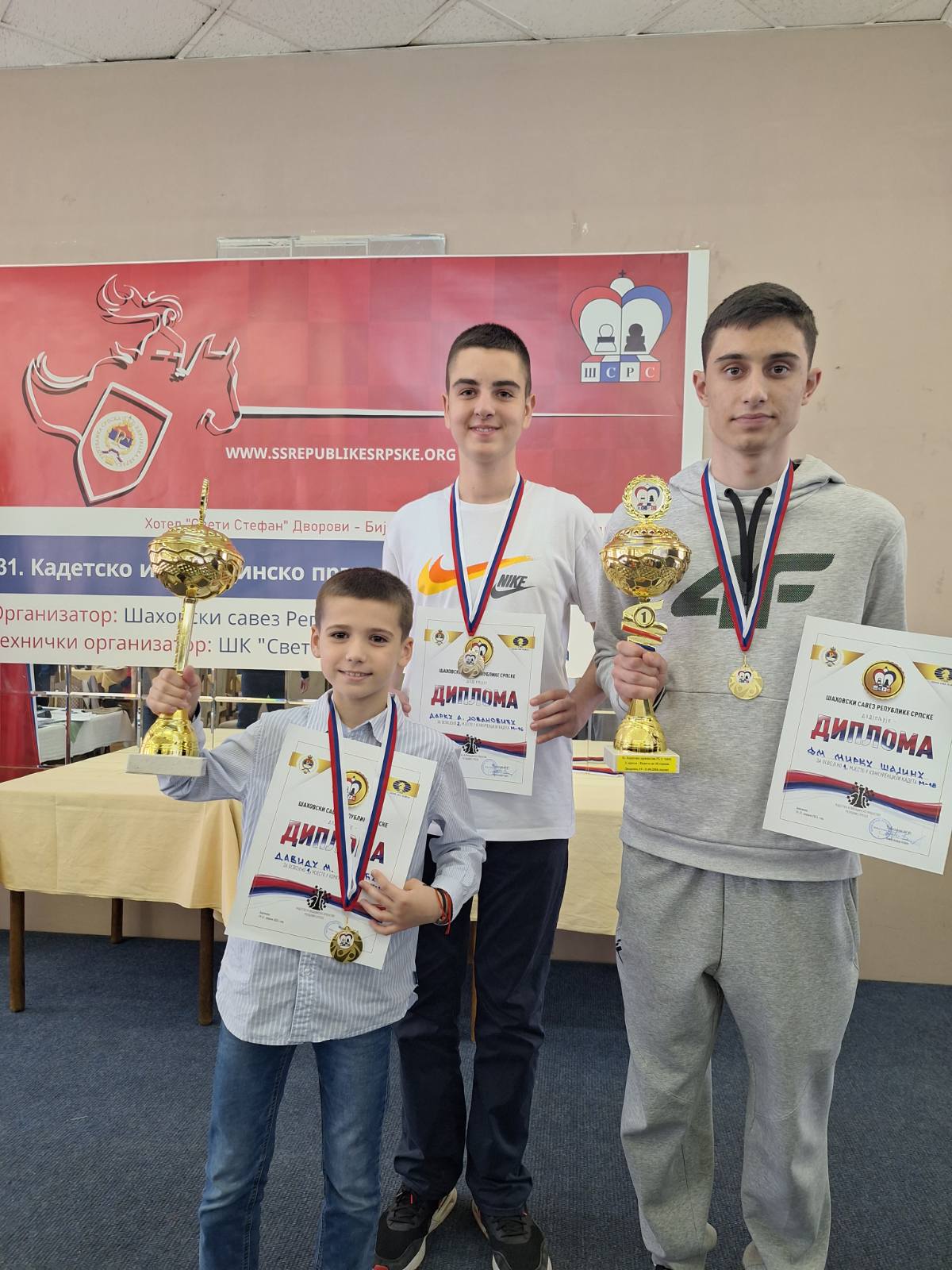 Bijeljina: Šahovski klub "Sveti Georgije" je novi prvoligaš (FOTO)