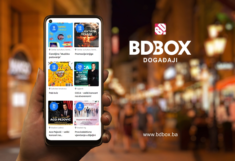 Novo na BDBOX Bijeljina: Najavi i promoviši svoj događaj besplatno!